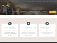Tablet Screenshot of lavina-tours.de